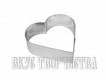 Форма металлическая сердце D-14 см, H - 8см