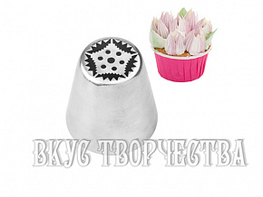 Кондитерская насадка тюльпан одним движением №54