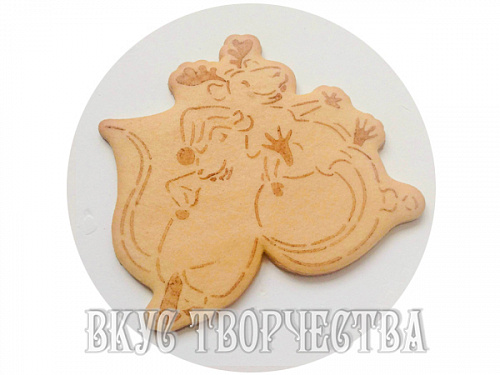 Крысята вырубка для пряников (вырубка + трафарет) Крысята вырубка для пряников (вырубка + трафарет)