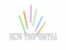 Свечи «Звезды», 7,5см, 6шт.