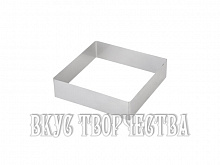 Форма металлическая Квадрат 20х20 см, Н-7см.