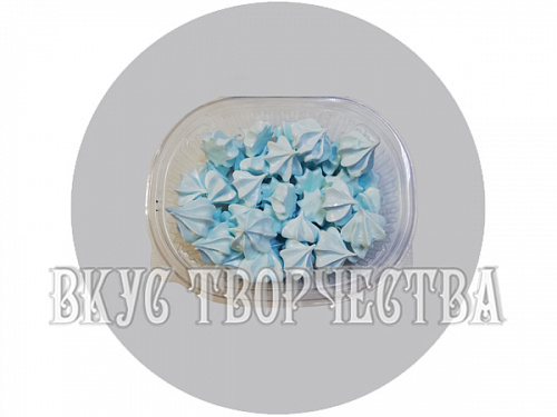 Безе мини голубое