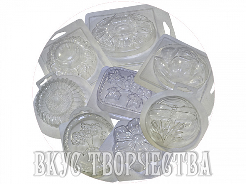 Форма пластиковая "Цветы" (в ассорт.) Форма пластиковая "Цветы" (в ассорт.)