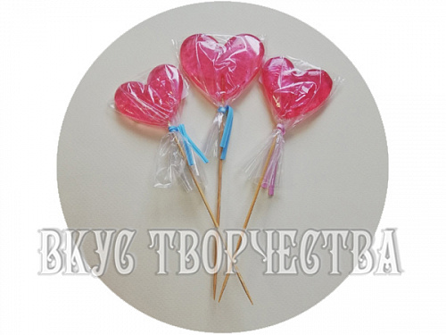 Сердце розовое леденец Сердце розовое леденец