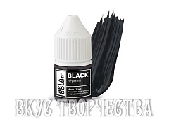 Гелевый жирорастворимый краситель Черный Art Color choco 12мл