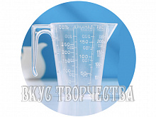 Стакан мерный, 250мл, пластик, прозрачный